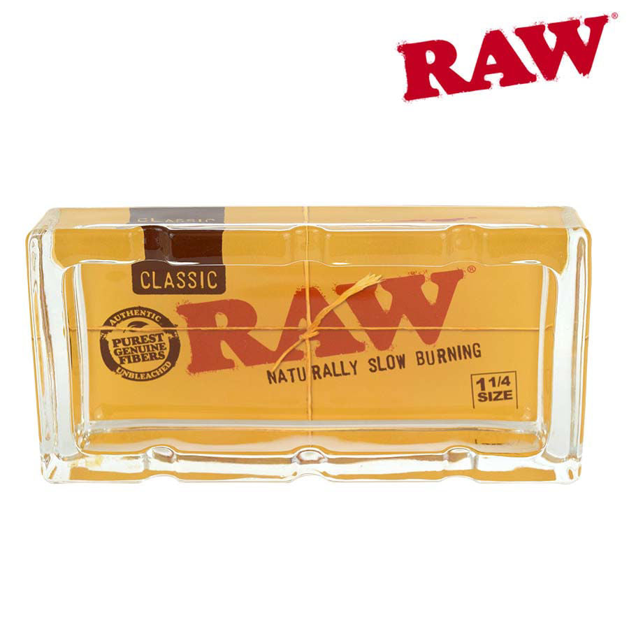 RAW GLASS ASHTRAY