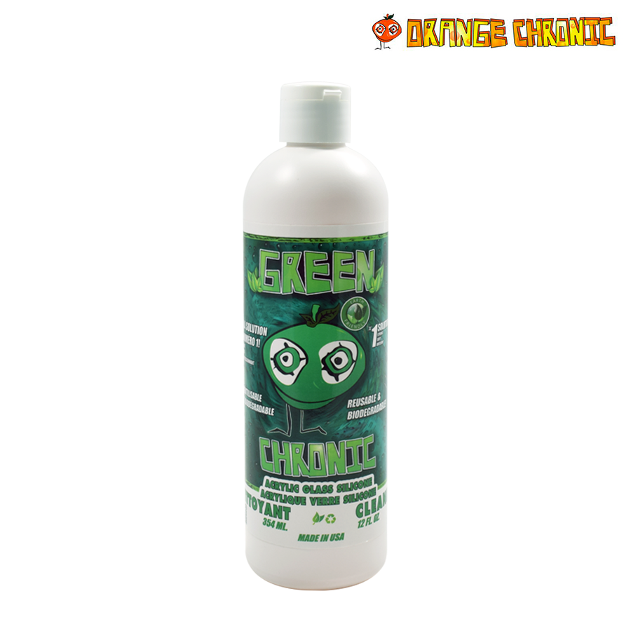 Orange Chronic Green – 12oz (Plastic & Acrylic Pipe Cleaner)