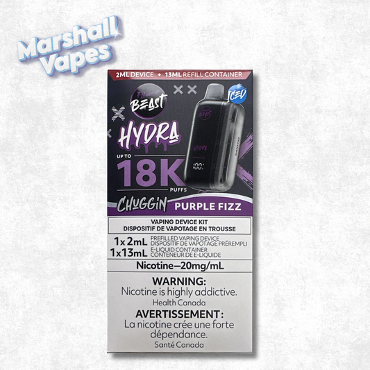 Flavour Beast Hydra 18K Disposable – Chuggin' Series: Purple Fizz