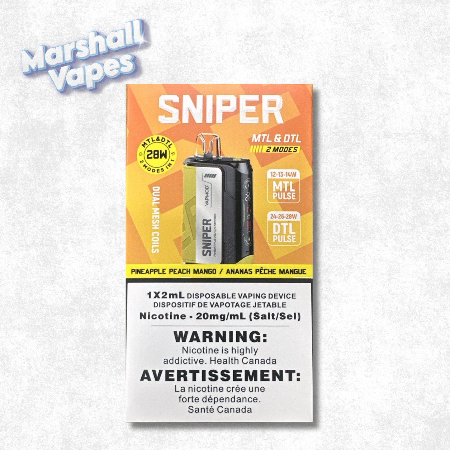 Sniper Disposable – Pineapple Peach Mango