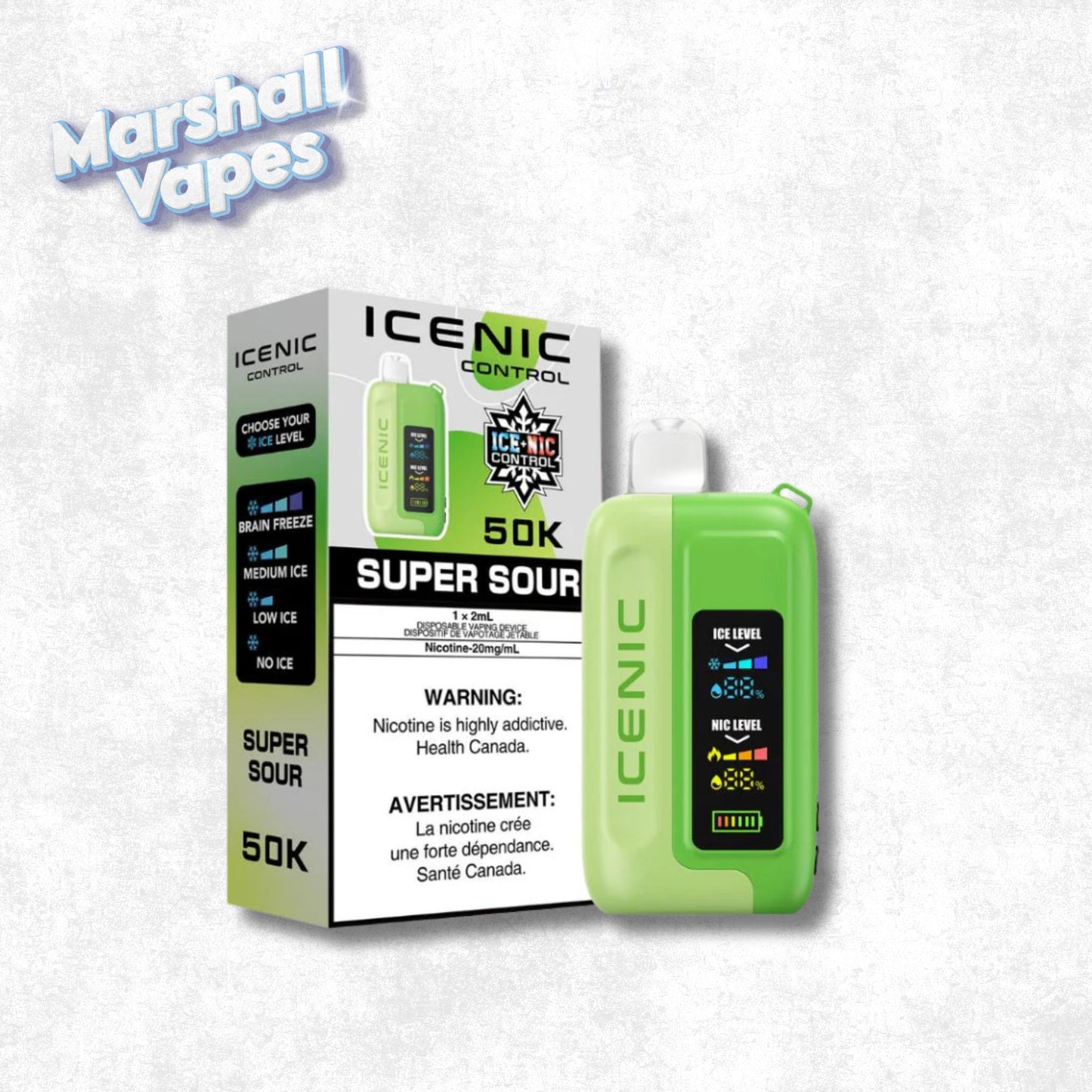 ICE NIC Control Disposable – Super Sour