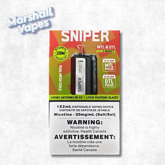 Sniper Disposable – Lychee Watermelon Ice