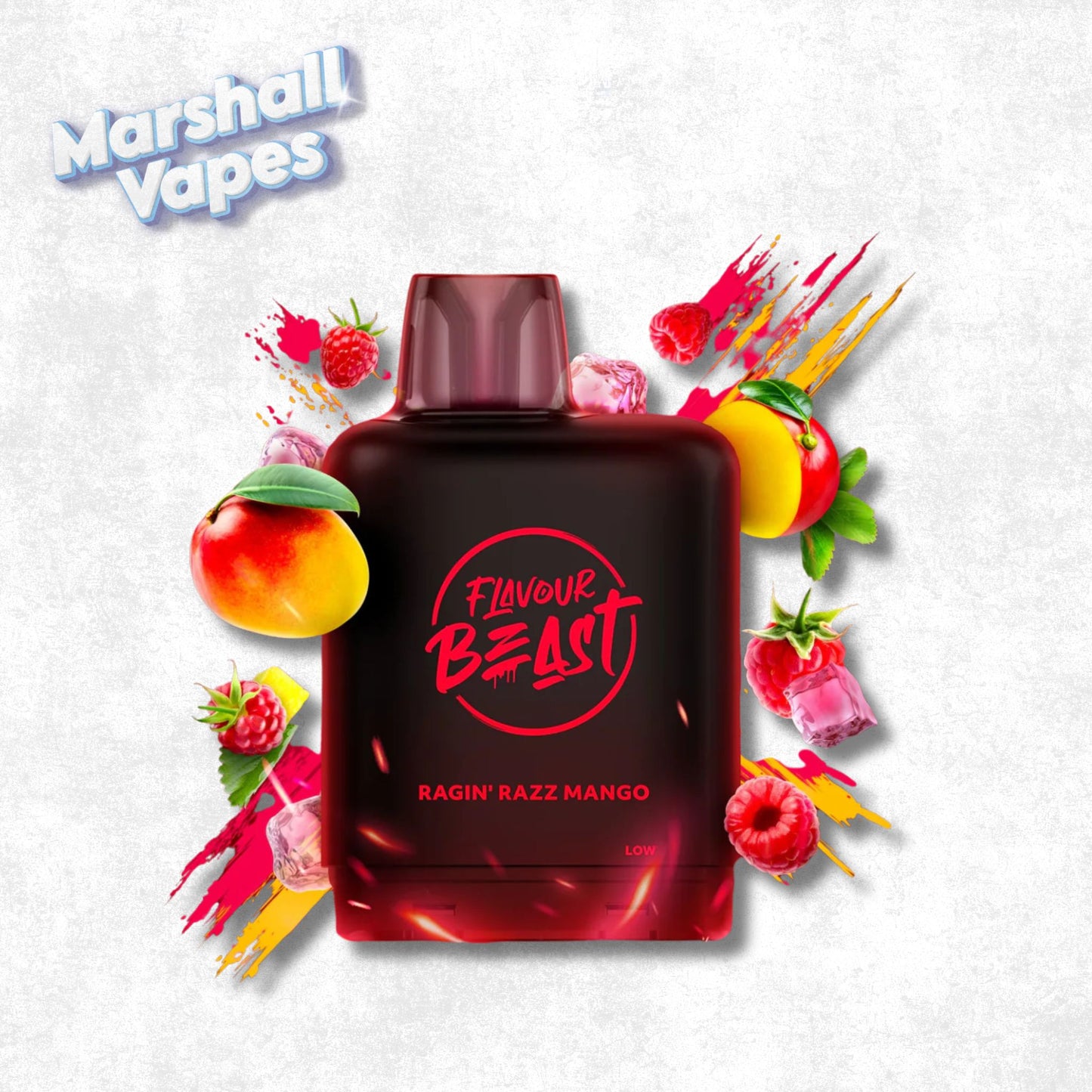 Flavour Beast G2 Level X – Ragin Razz Mango (32,000 Puffs)