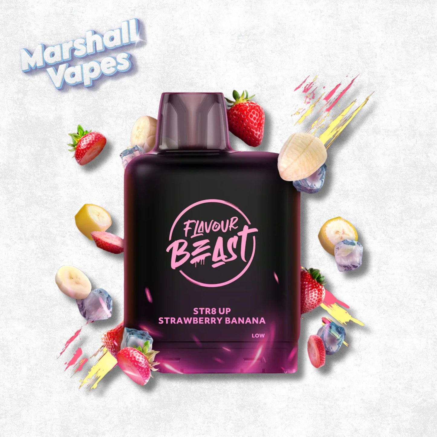 Flavour Beast G2 Level X – Str8 Up Strawberry Banana (32,000 Puffs)