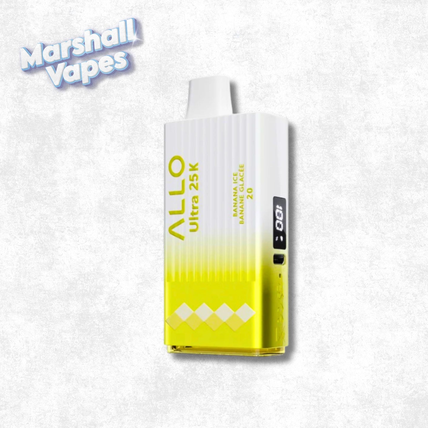 ALLO Ultra 25K – Banana Ice (25,000 Puffs)