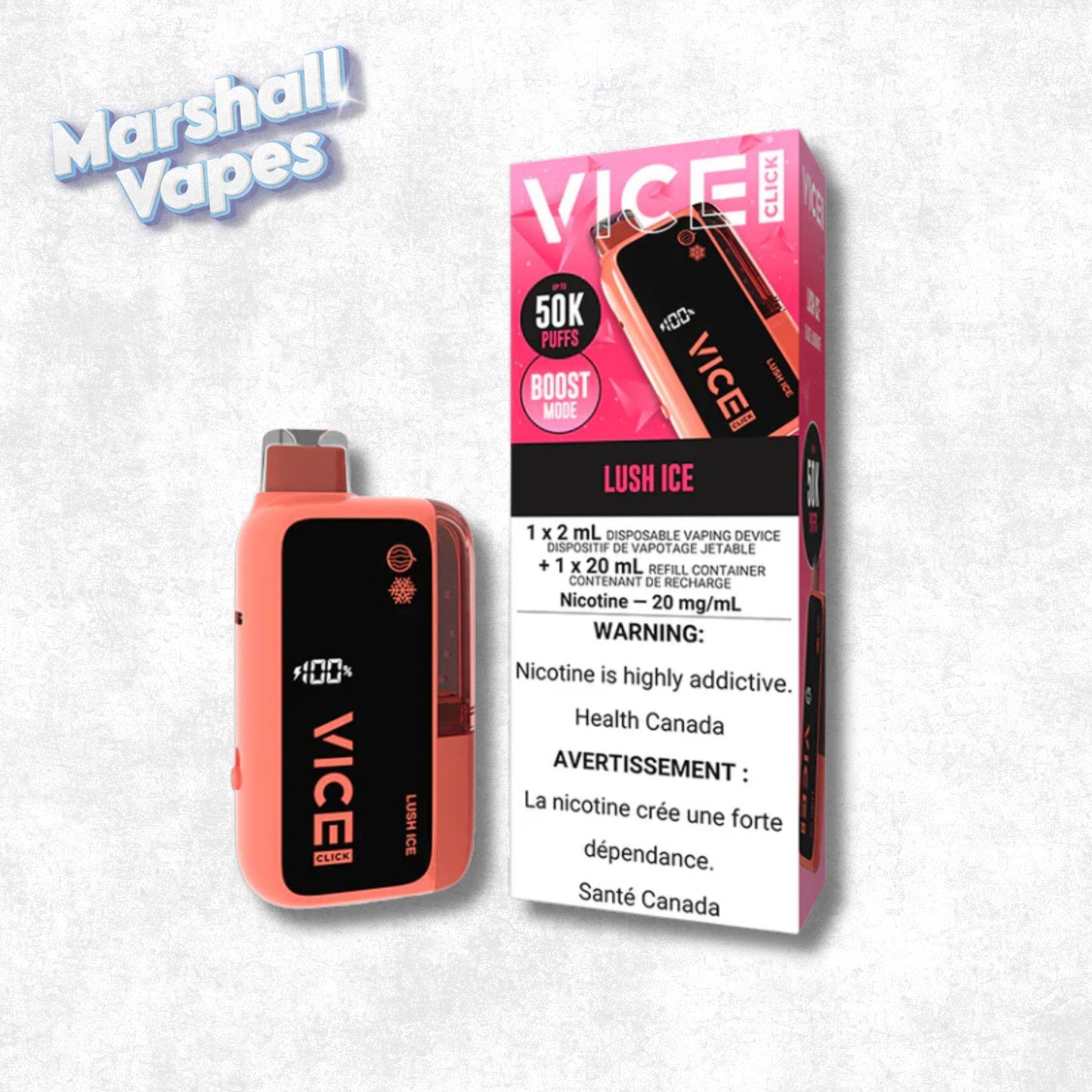 Vice Click Disposable – Lush Ice (50,000 Puffs)