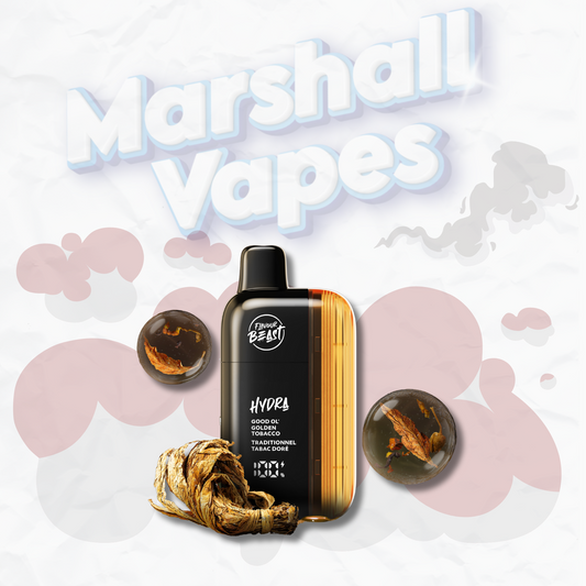 Flavour Beast Hydra 18k Disposable - Good Ol' Golden Tobacco