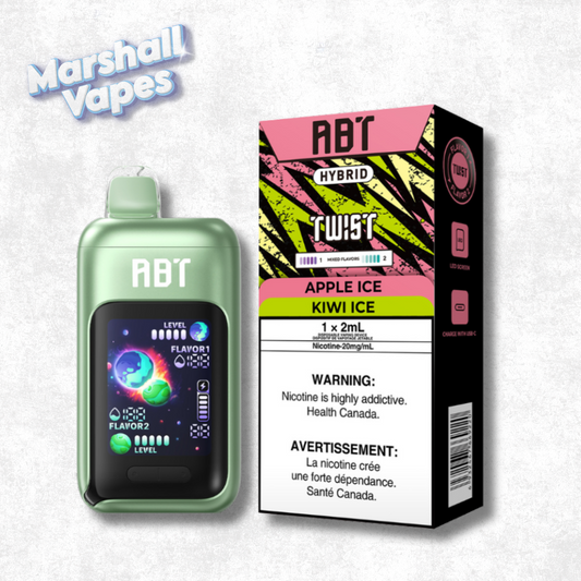 ABT TWIST Disposable – Apple Ice & Kiwi Ice (32,000 Puffs)