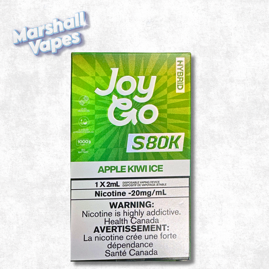 Joy Go Disposable – Apple Kiwi Ice (80,000 Puffs)