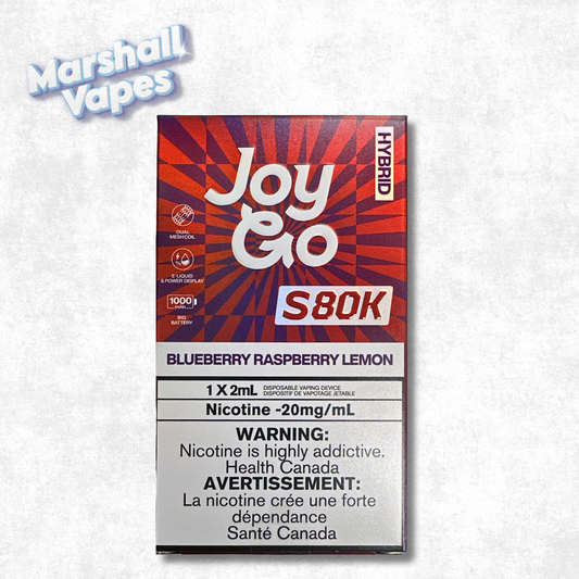 Joy Go Disposable – Blueberry Raspberry Lemon (80,000 Puffs)