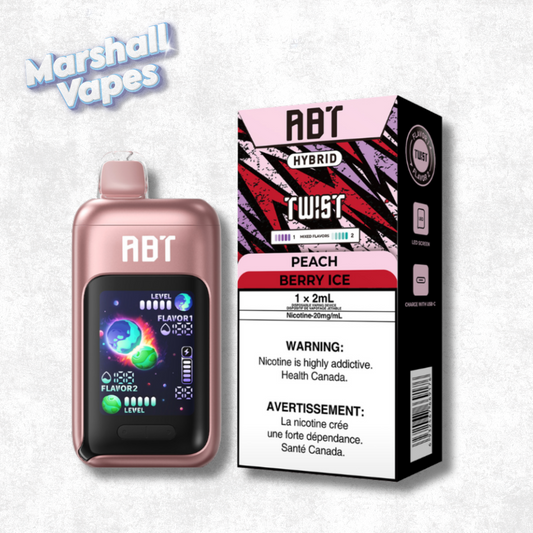 ABT TWIST Disposable – Peach & Berry Ice (32,000 Puffs)