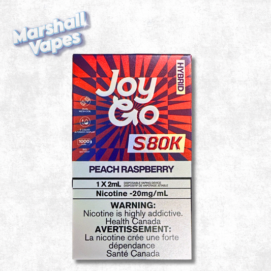Joy Go Disposable – Peach Raspberry (80,000 Puffs)
