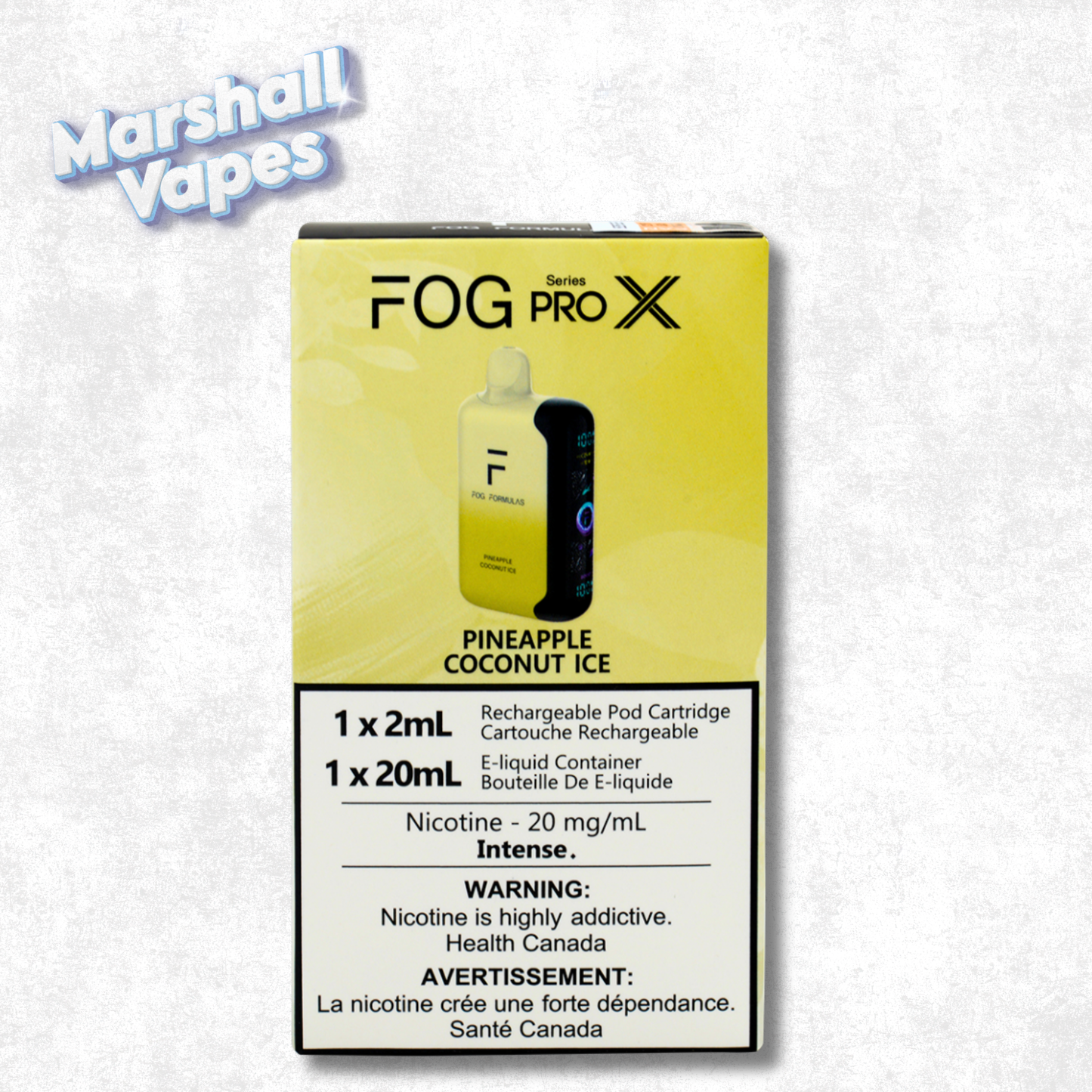 Fog Pro X Series – Pineapple Coconut Ice