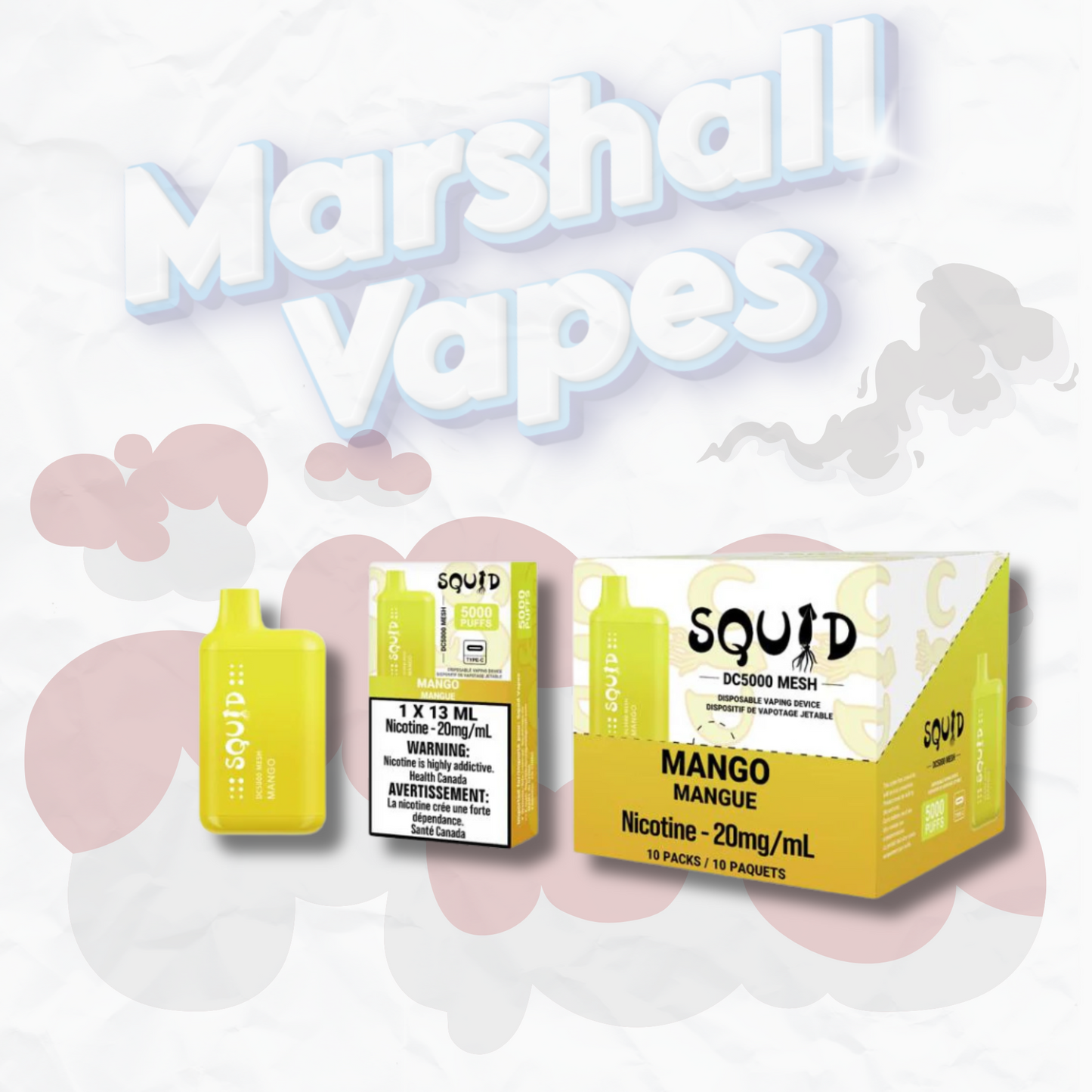 Squid Disposable 5000 Mango