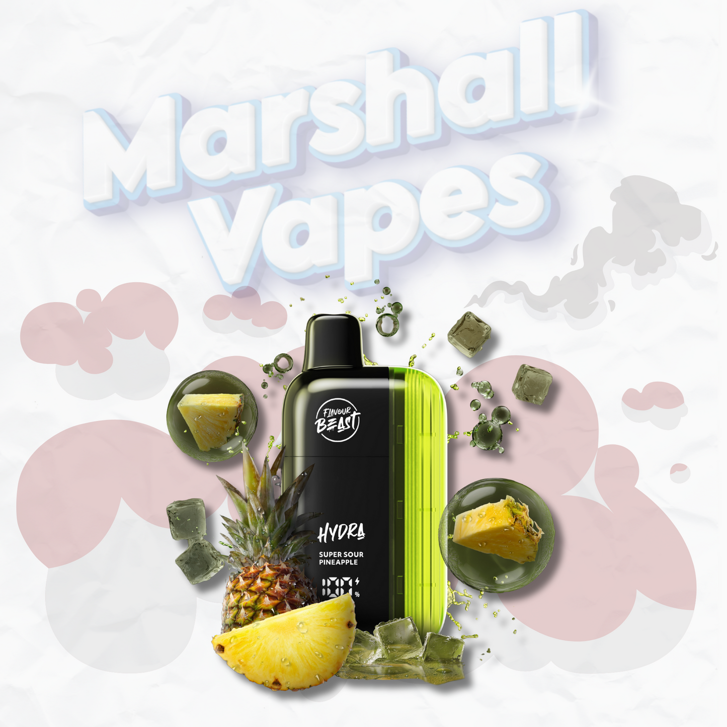 Flavour Beast Hydra 18k Disposable - Super Sour Pineapple