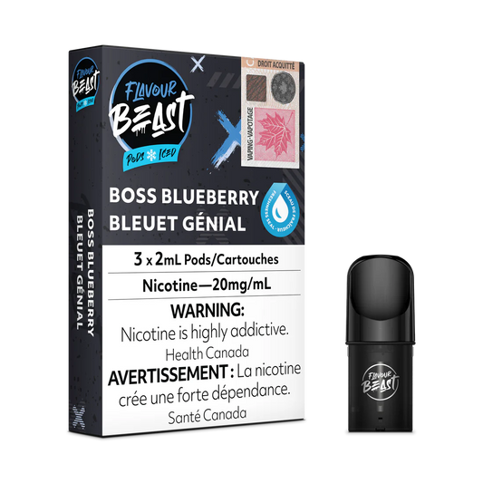 FLAVOUR BEAST PODS pack BOSS BLUEBERRY