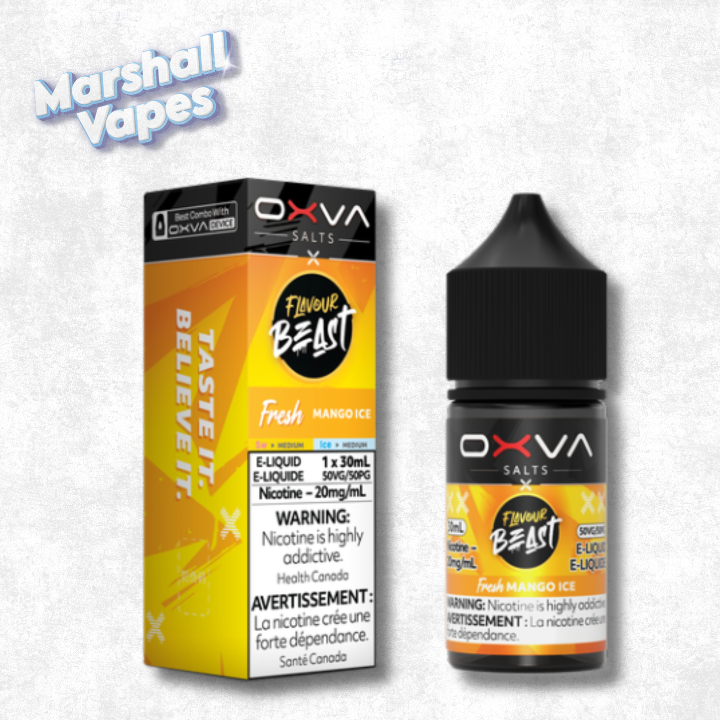 Flavour Beast x OXVA E-Liquid - Fresh Mango Ice