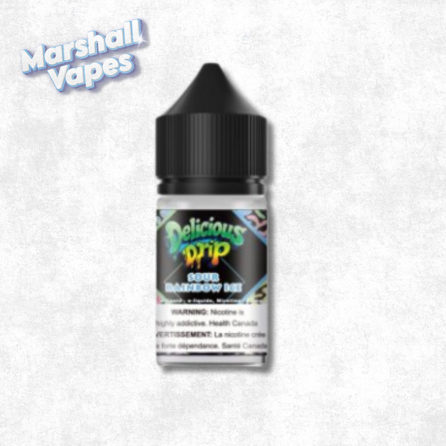 Delicious Drip E-Liquid – Sour Rainbow Ice
