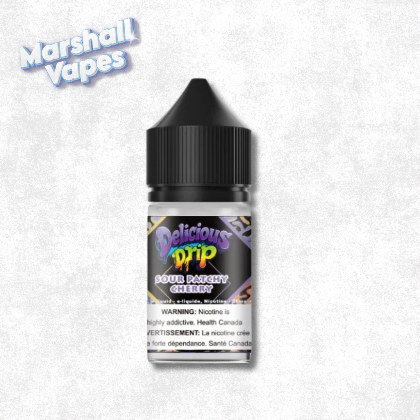 Delicious Drip E-Liquid – Sour Patchy Cherry