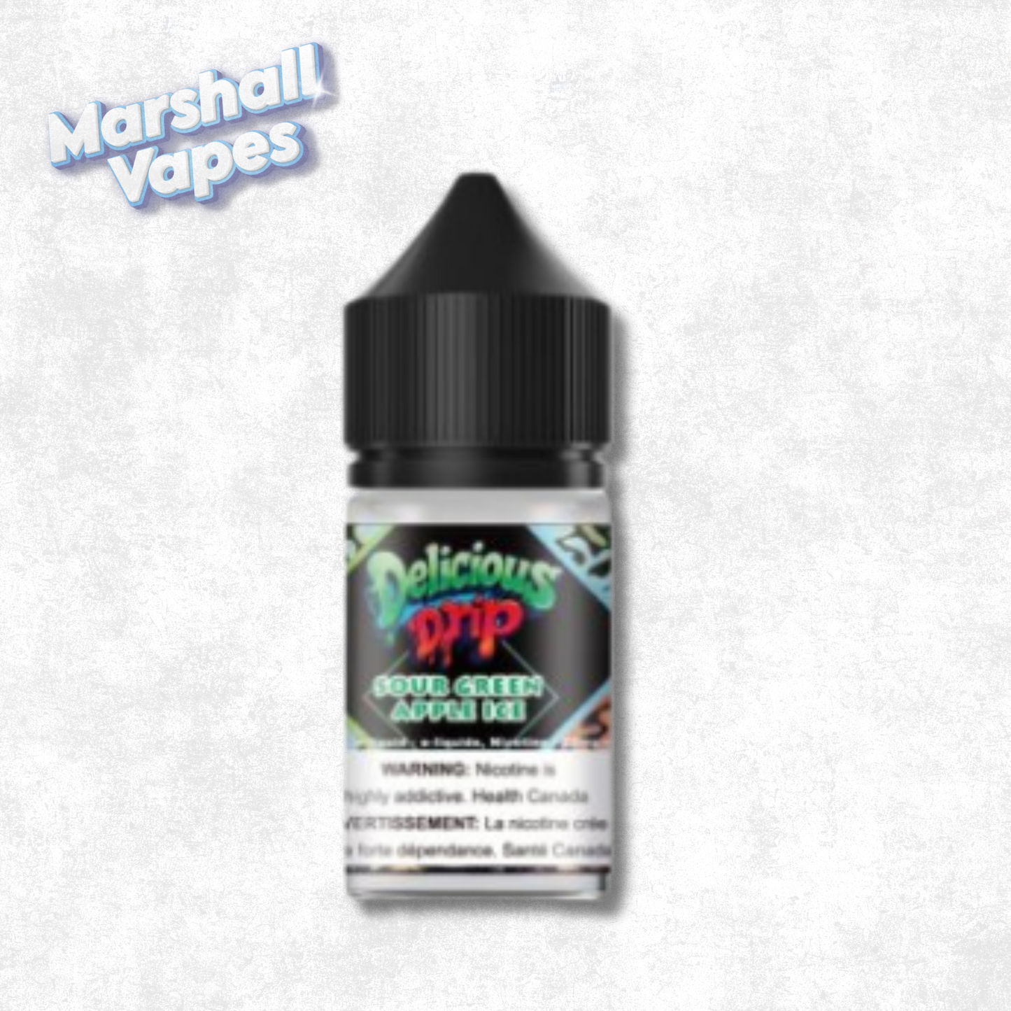 Delicious Drip E-Liquid – Sour Green Apple Ice