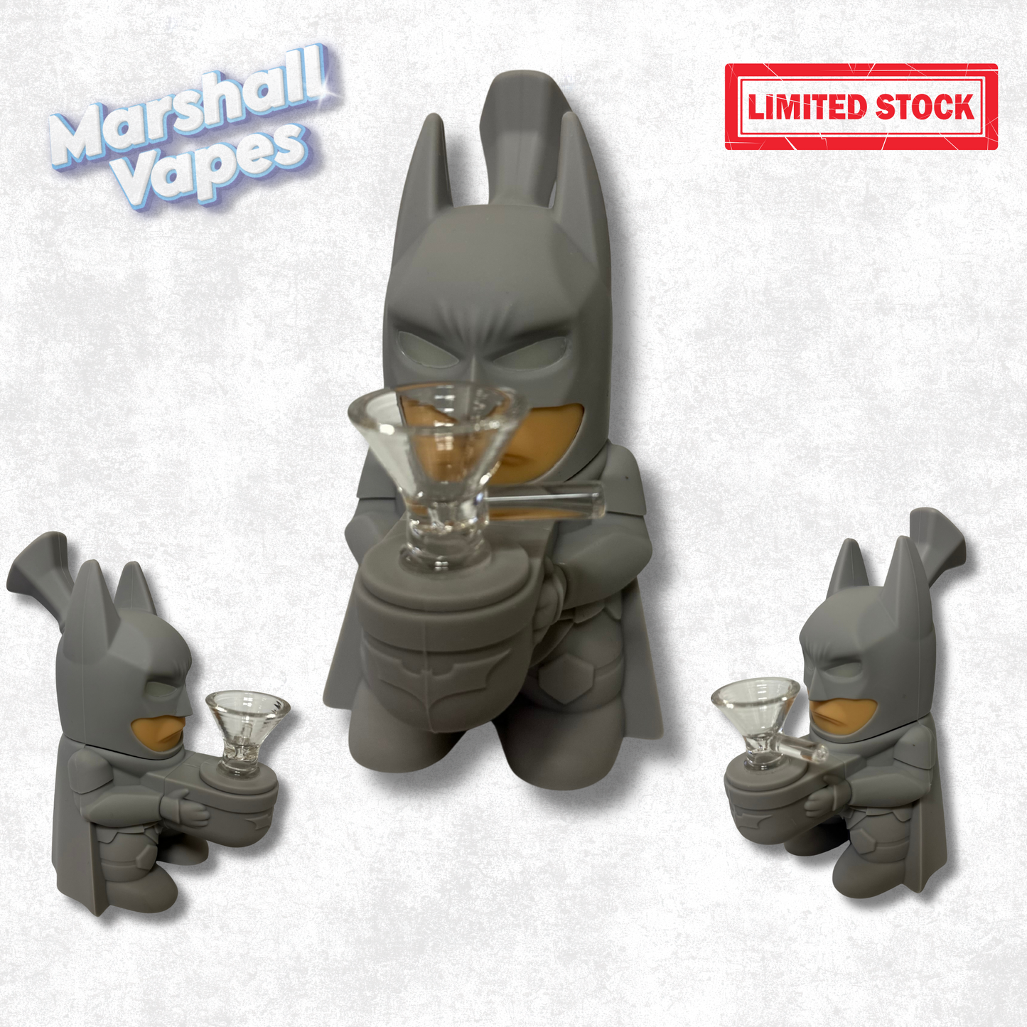 Batman-Inspired Silicone Bong