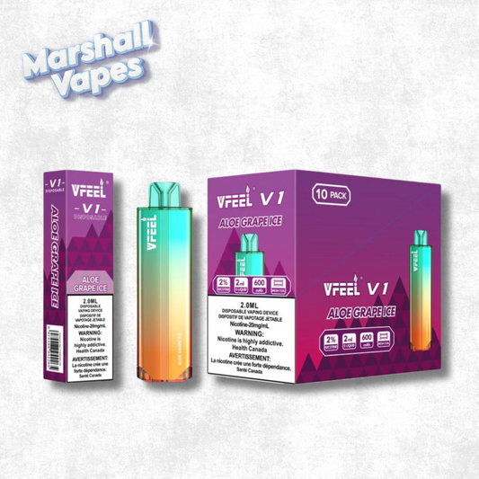VFEEL V1 Disposable – Aloe Grape Ice
