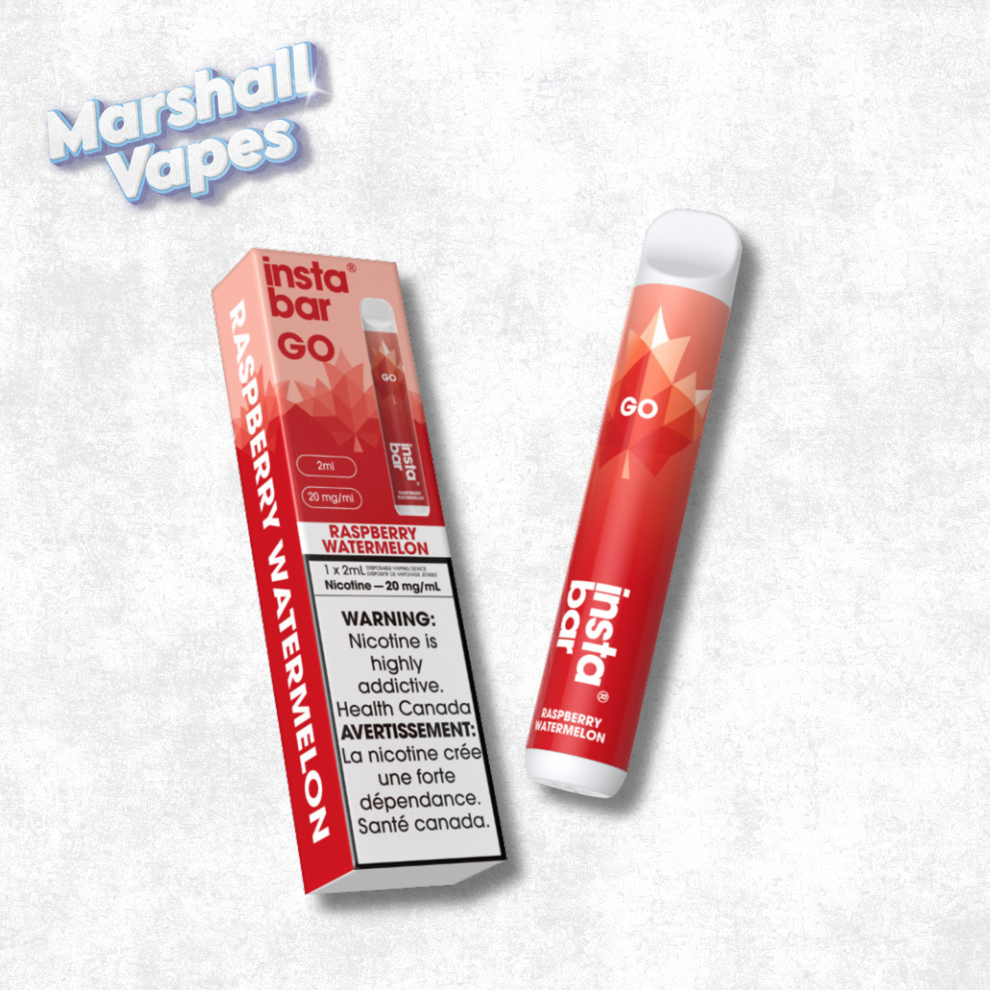 Insta Bar GO Disposable – Raspberry Watermelon