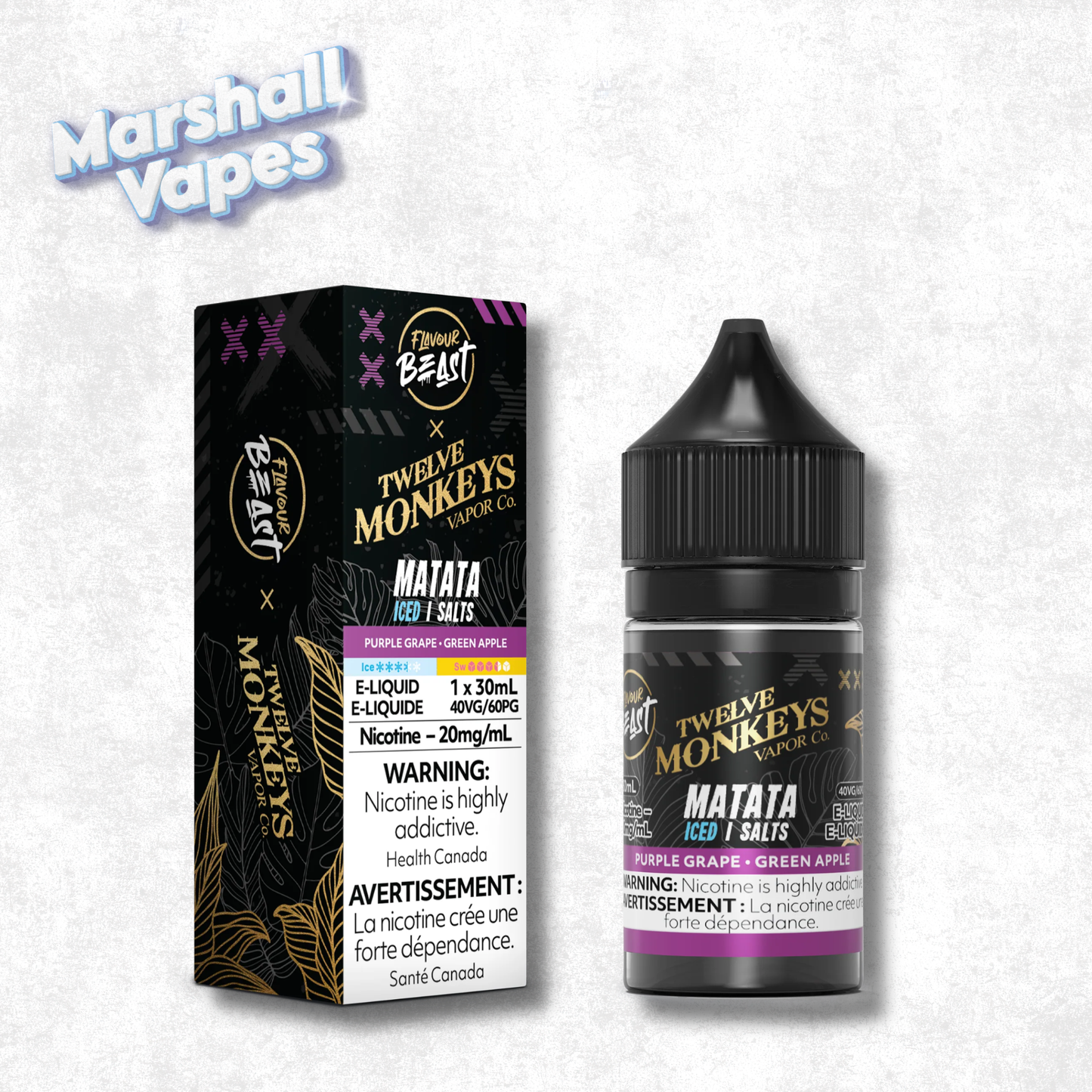 Flavour Beast X Twelve Monkeys – Matata Iced Salt