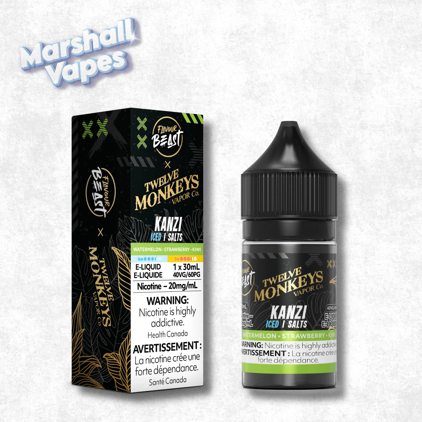 Flavour Beast X Twelve Monkeys – Kanzi Iced Salt