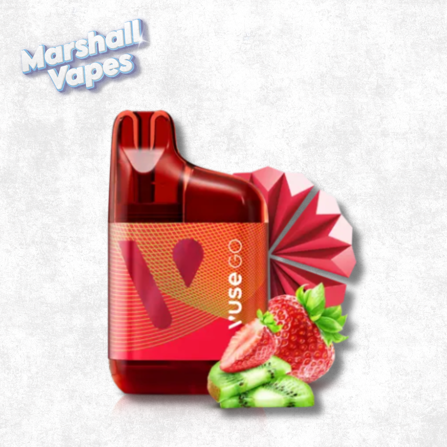 Vuse Go 1000 Disposable – Strawberry Kiwi