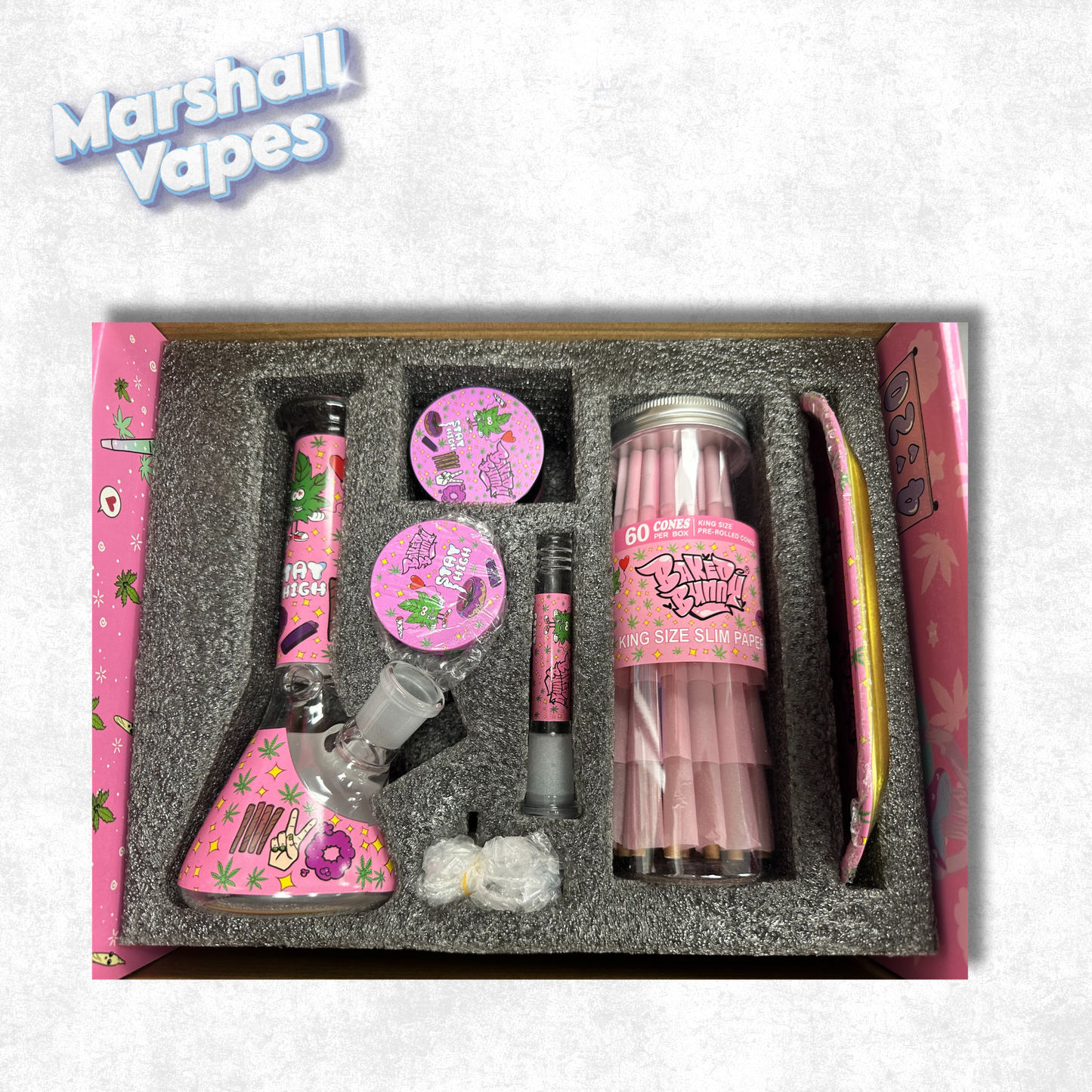 Baked Bunny Complete Bong Set