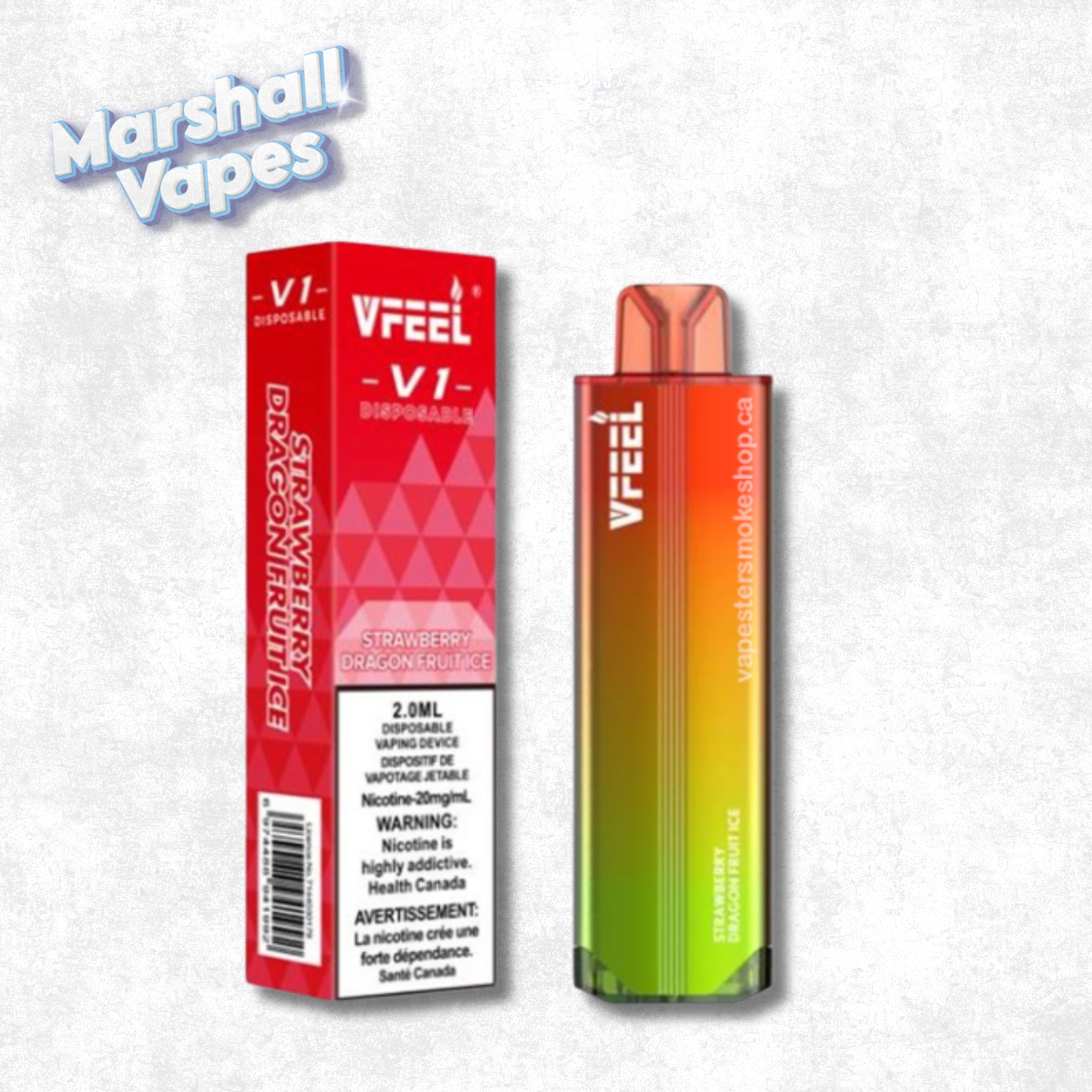 Vfeel Strawberry Dragon Fruit Ice