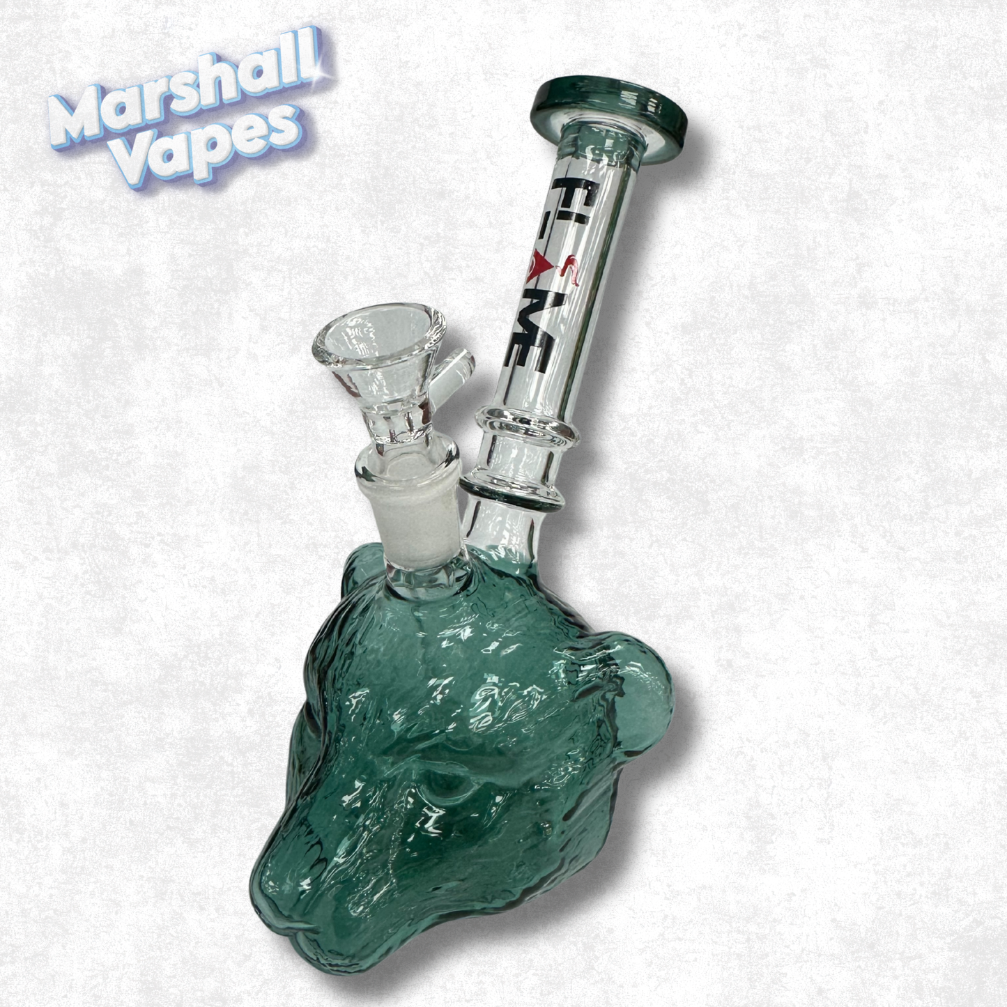 Blue Glass Animal Bong (Small Size)