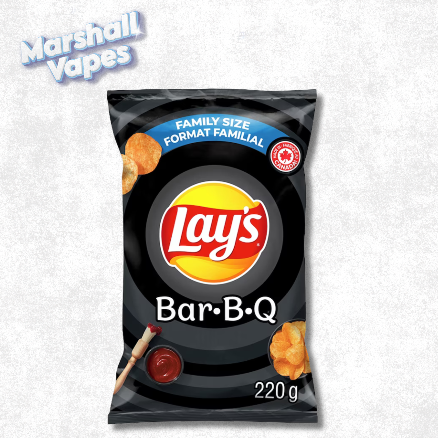 Lay’s BBQ Potato Chips – 220g Bag