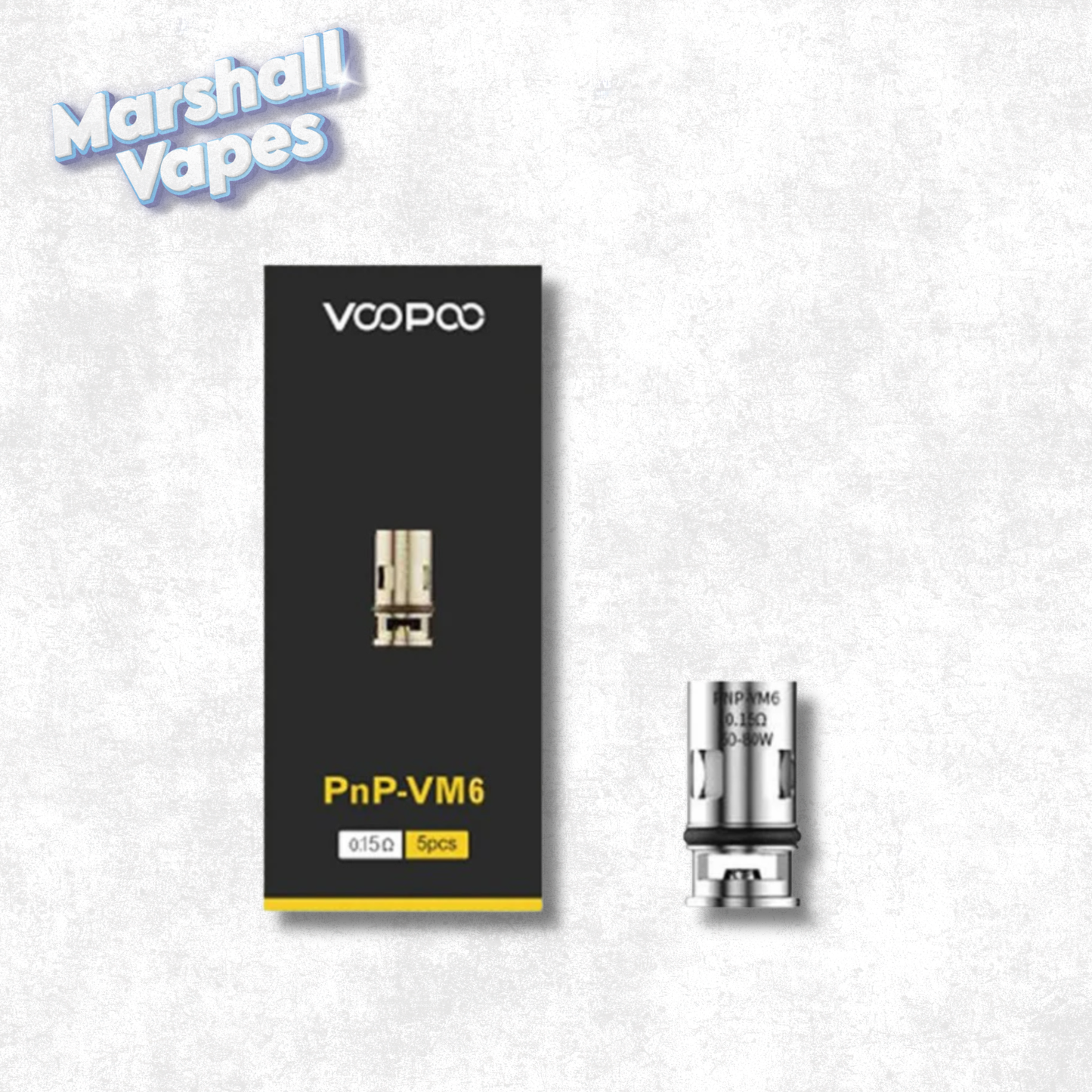 Voopoo PnP-VM6 Coils – 0.15Ω (5 Pack)