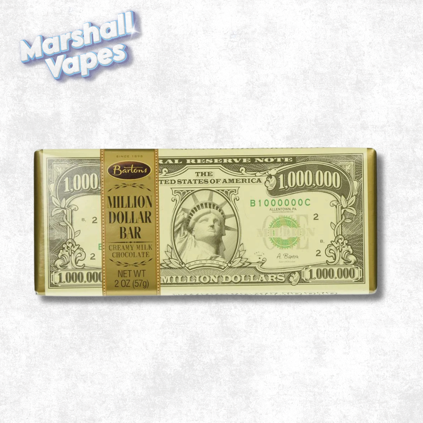 Barton’s Million Dollar Milk Chocolate Bar – 57 g