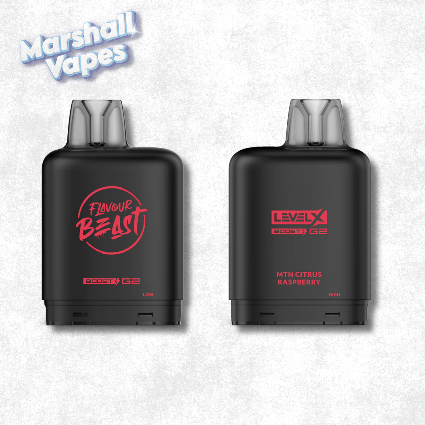 Flavour Beast G2 Level X Pod – MTN Citrus Raspberry