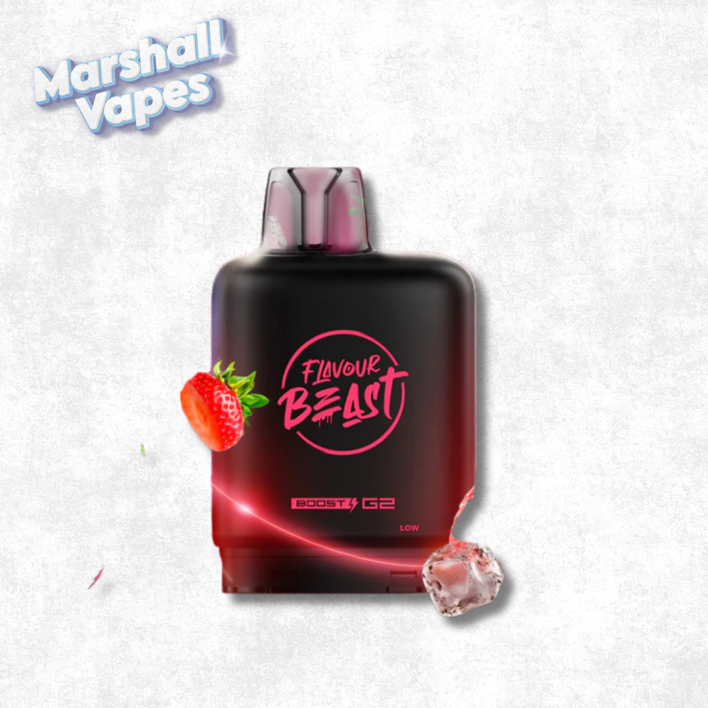 Flavour Beast G2 Level X Pod – Smashin’ Strawberry Jewel Iced