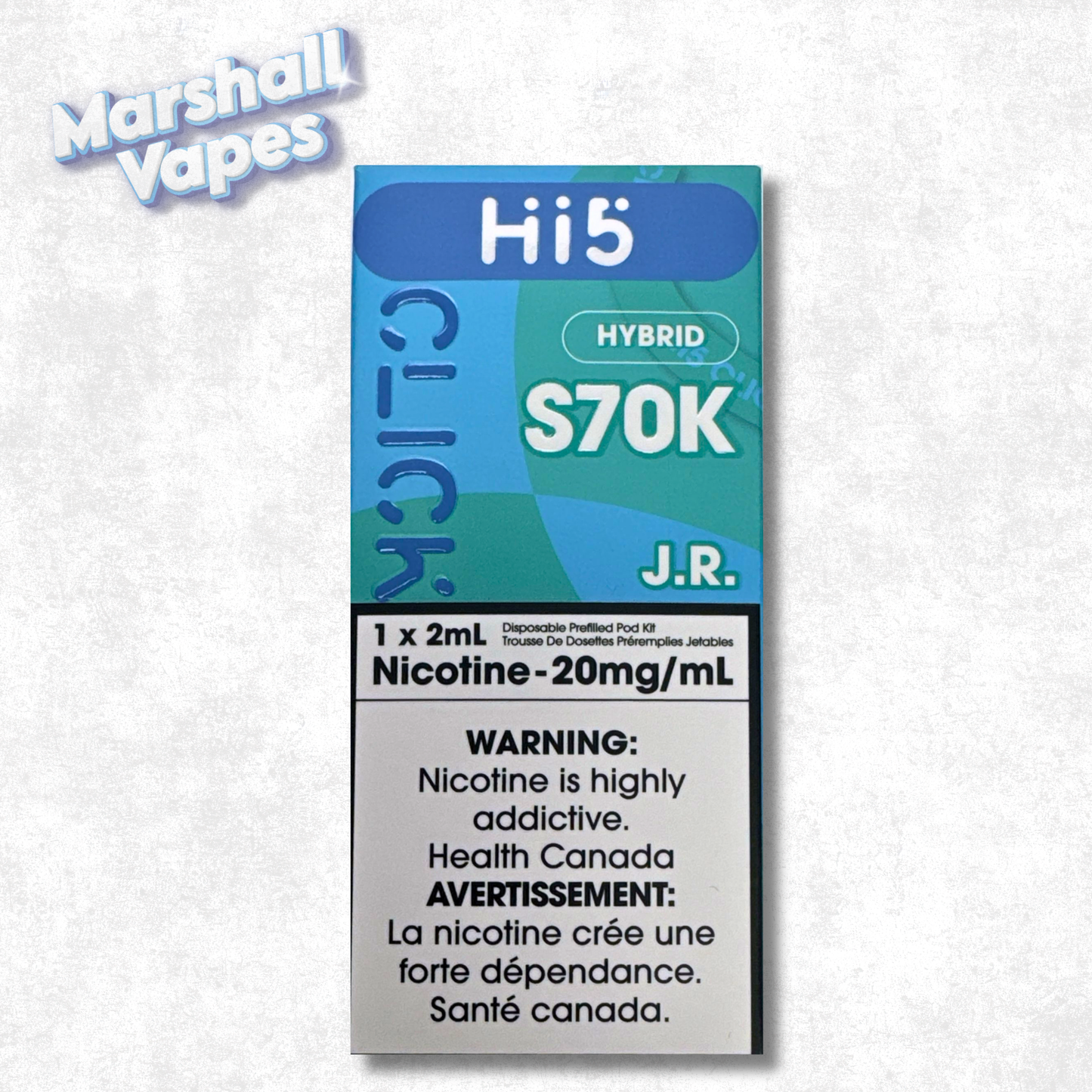 Hi5 S70K Hybrid Disposable – J.R. - Starter Kit