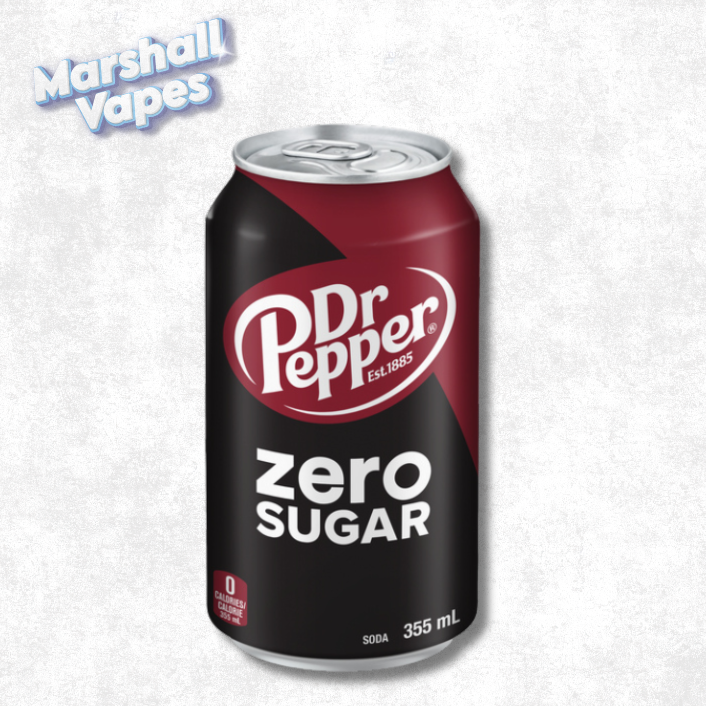 Dr Pepper Zero Sugar (355ml) - Exotic Soda