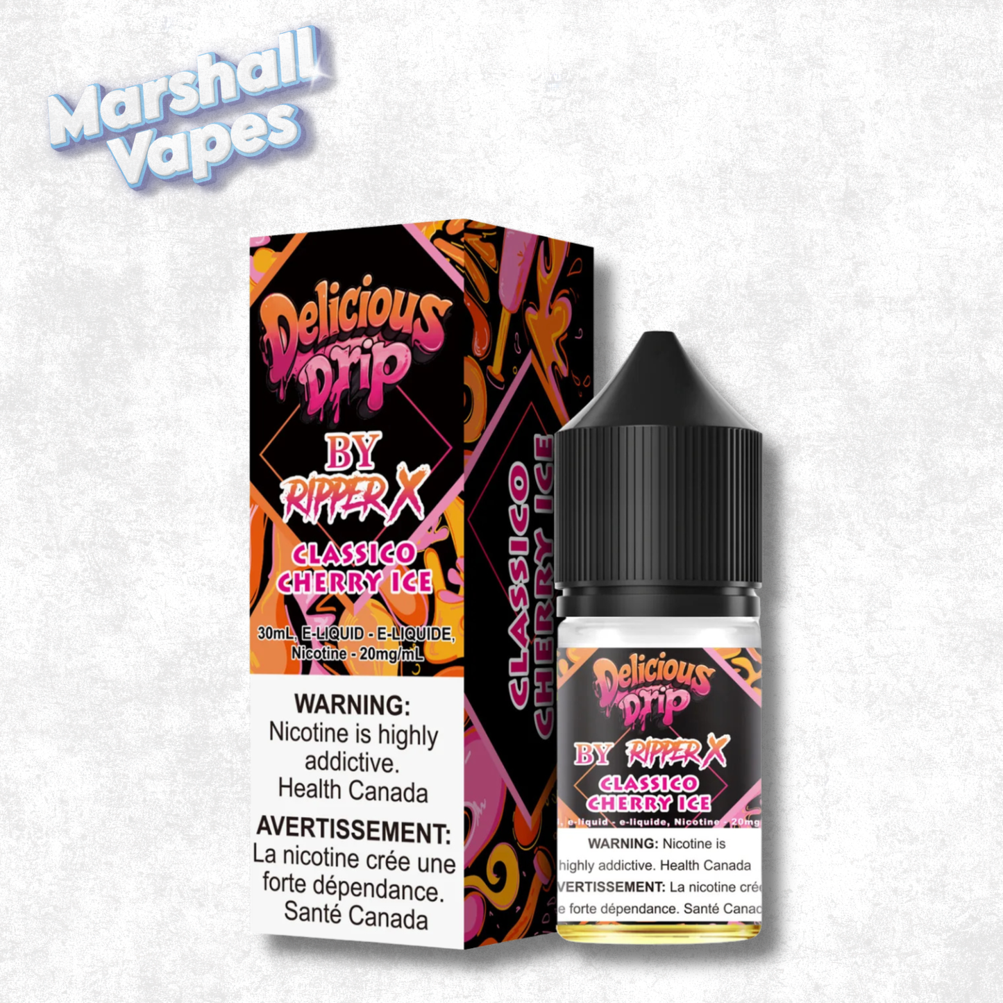 Delicious Drip E-Liquid – Classico Cherry Ice