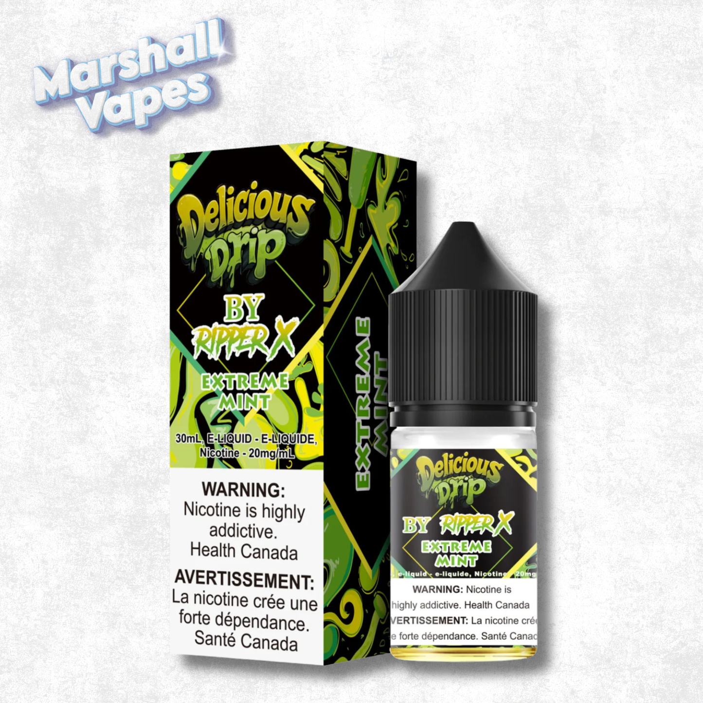 Delicious Drip Extreme Mint vape juice near me with fast Abbotsford delivery