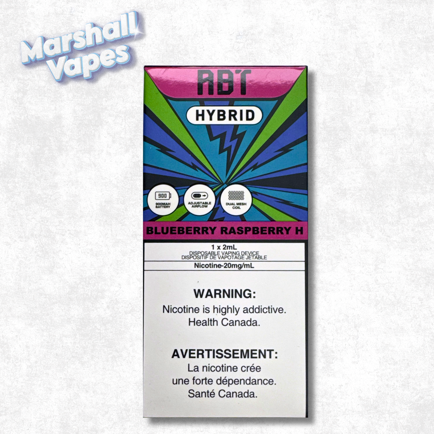 ABT (Formerly G32) Disposable – Blue Raspberry H