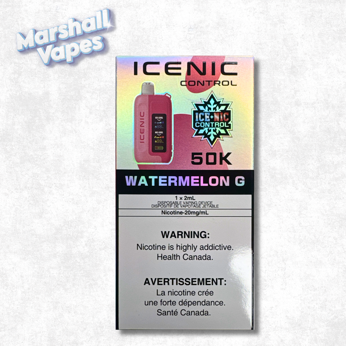 ICE NIC Control Disposable – Watermelon G