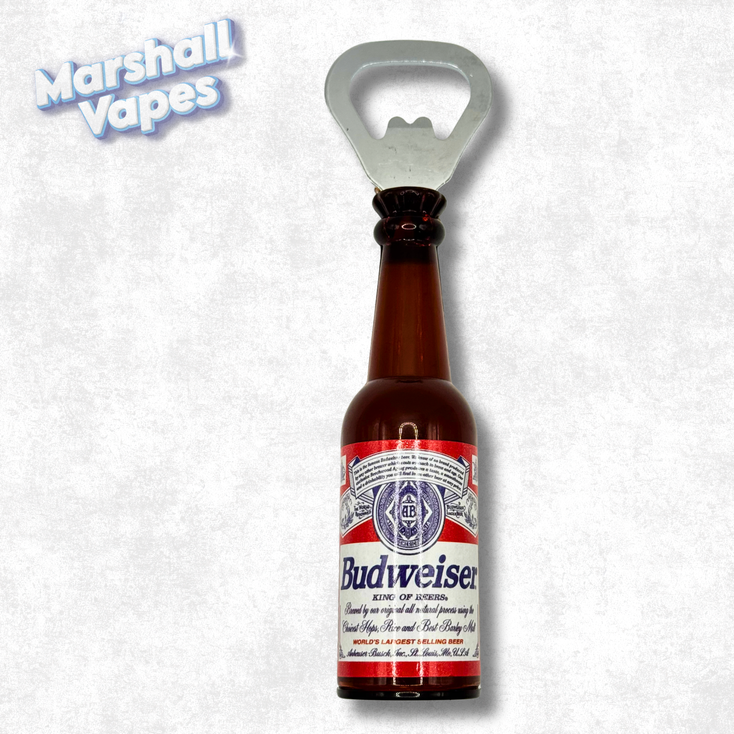 Budweiser Novelty Mini Bottle Opener – Liquid Bottle Design