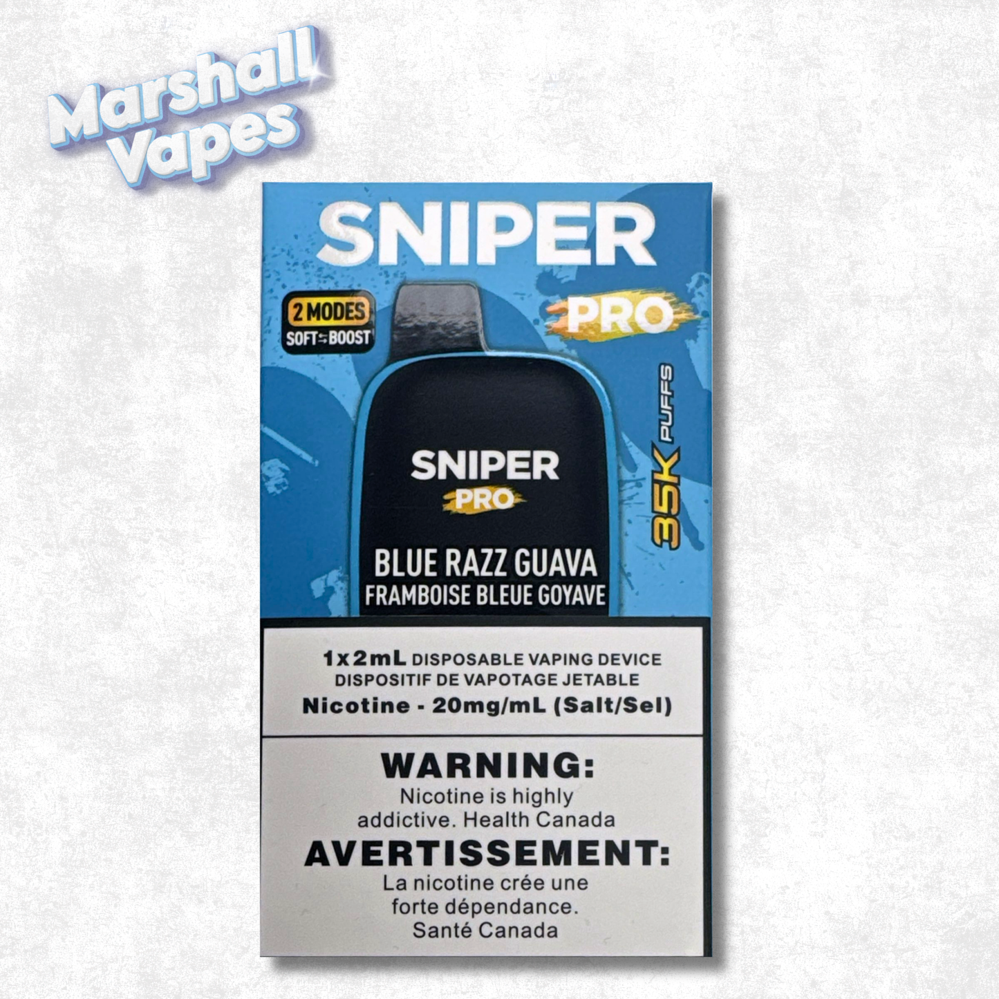 Sniper Pro 35K Disposable - Blue Razz Guava