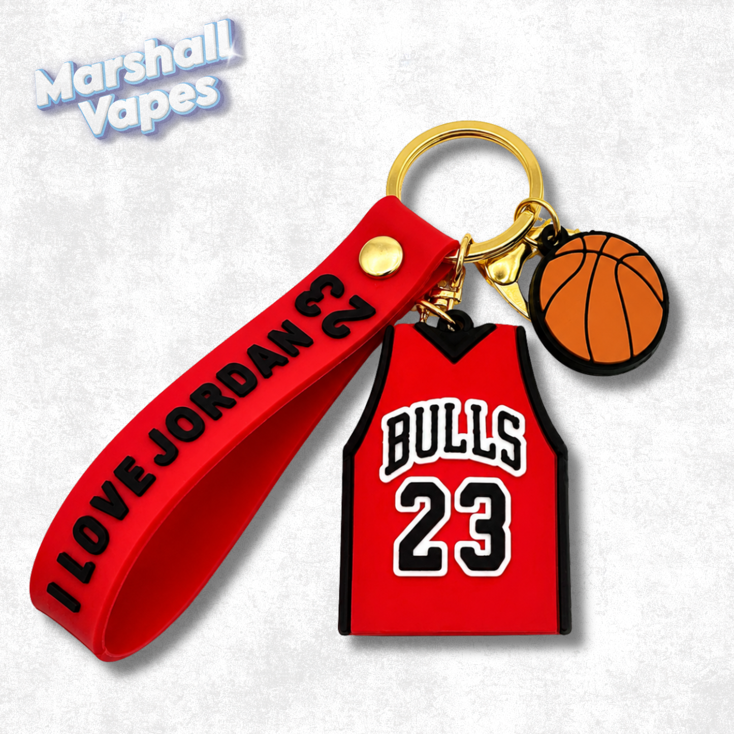Michael Jordan Chicago Bulls Jersey Keychain