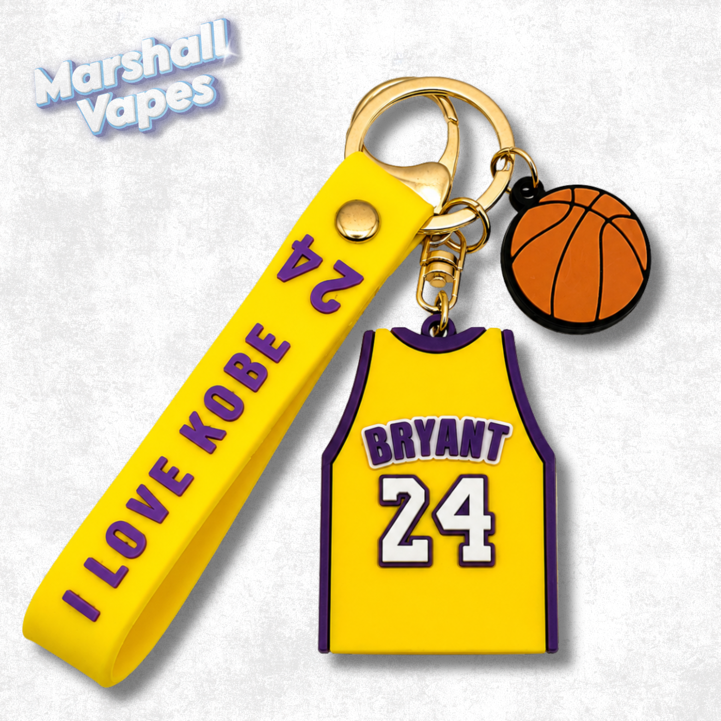 Kobe Bryant Lakers Home Jersey Keychain