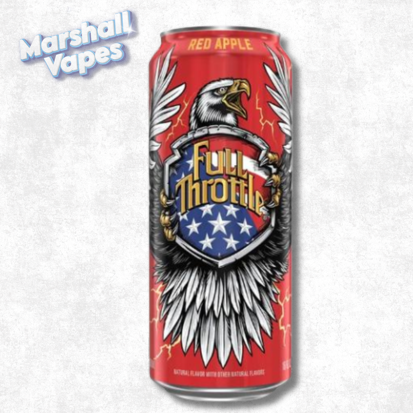 Full Throttle Energy Drink 473ml Red Apple