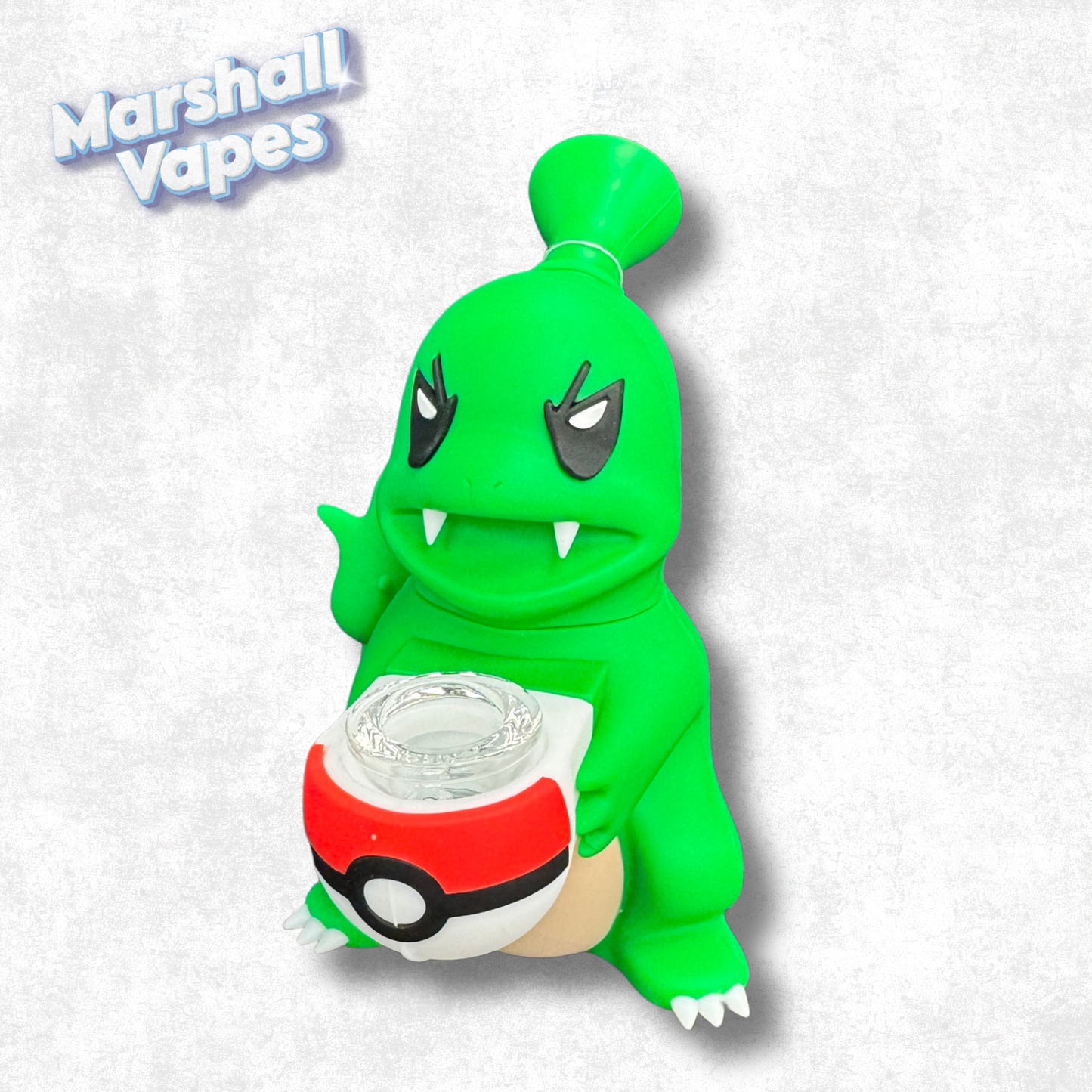 5" Green Dragon Pokémon Silicone Bong